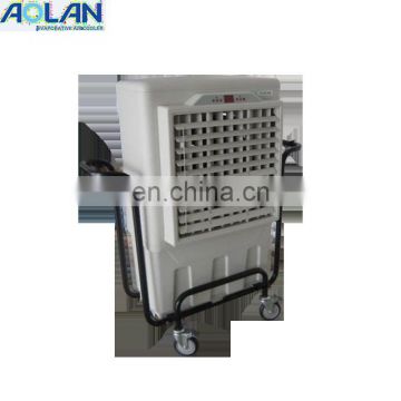 Portable mini room air cooler with iron shelf and wheel