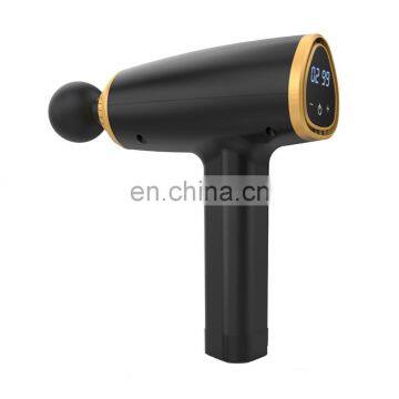 30 Speeds High Powered Carbon Fiber Fitness Fascial Muscle Physiotherapy Touch Custom Logo Massage Gun