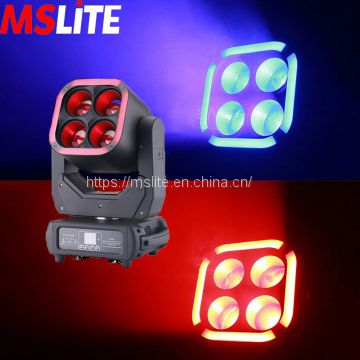 High Quality 4X60W Moving Beam Wash Light LED Zoom Moving Head Light For DJ Stage Events
