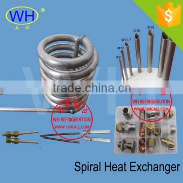 5.0HP Titanium evaporator coil , spiral heat exchanger