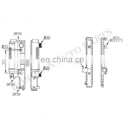 Radiator Bmw Radiator Factory Price High Quality auto radiator tank For BMW E39