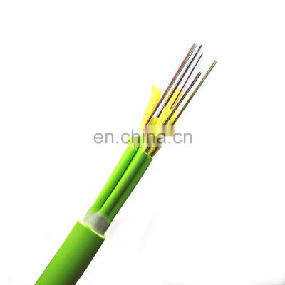 lime green  2 4 6 8 10 12 24 36 48 core fiber optic distribution OM5 fiber cable