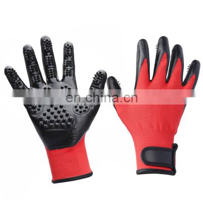 Pet grooming bath product massage gloves pet cleaning & grooming products