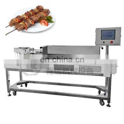 Large Capacity Automatic Kabob Maker/Chicken Kebab Wearing Machine