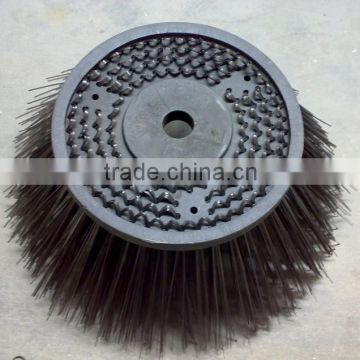 Huanmei hot sale cup wire road sweeping brush