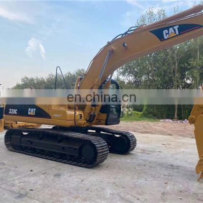Low working hours cat digging machine 320c in high quality