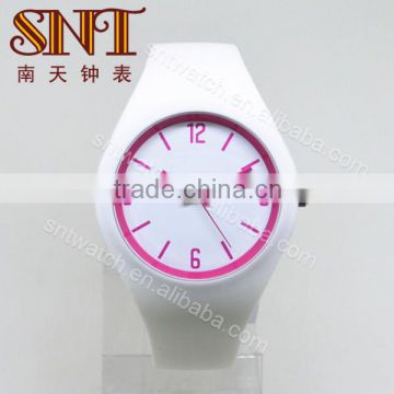 SNT I 002 2014 new silicone watch plastic case with fashion design