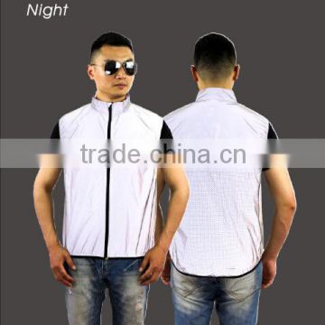 reflective fabric safety running vest