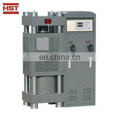 HST concrete compressive strength test machine 2000 kn concrete testing