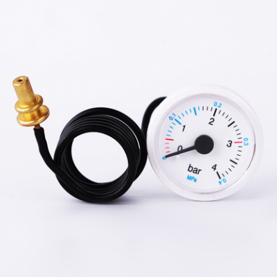 Steam gas wall-mounted boiler water pressure gauge, capillary heating and ventilation accessories 0-4bar, floor heating buckle pressure gauge