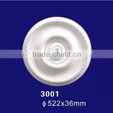 3001 Factory Price Elegant Modern Foam Ceiling Design Medallion