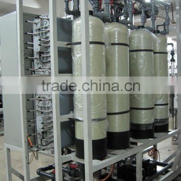 Demineralized water treatment machine with reverse osmosis system