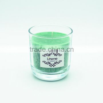 Multi-colored aroma natural candle,scented soy candle