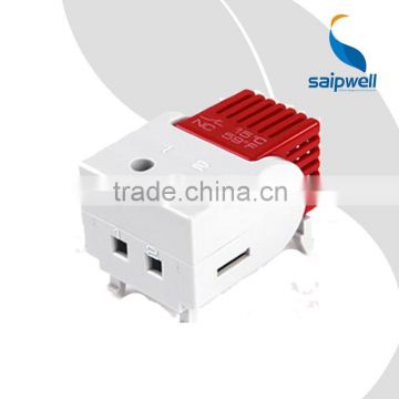 SAIP/SAIPWELL Hot Sale Stationary Type Nonadjustable Temperature Cabinet Thermostat