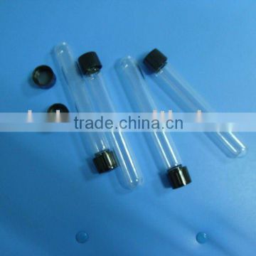glass tube with screw cap
