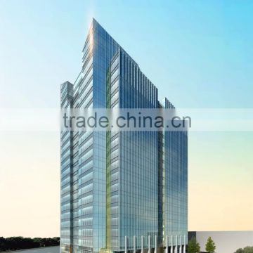 Visible Aluminum Frame Curtain Wall for building decoration