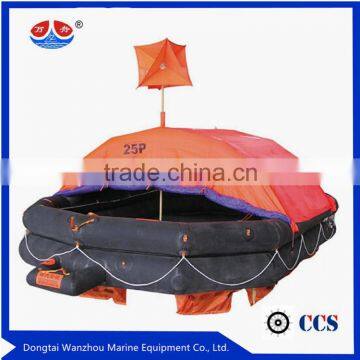 6 persons marine inflatable SOLAS standard life raft