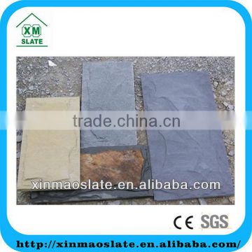 [factory direct] hot sale natural black slate mushroom wall stone cladding designs