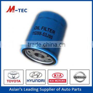 Good engine oil filter 15208-53J00 high efficiency &competitive price