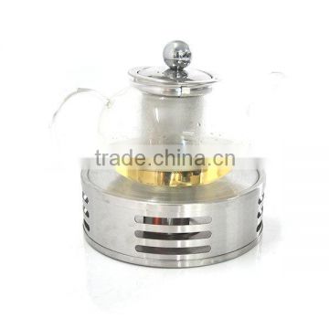 Stainless steel teapot warmer / base warmer / tea warmer for glass tea pot                        
                                                                                Supplier's Choice