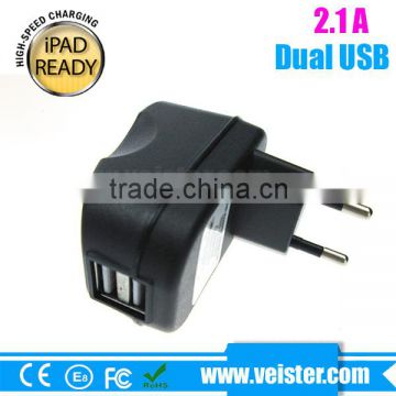 Multi usb charger EU plug wall charger for iphone5