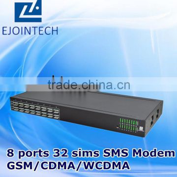 goip 8 gsm/cdma/wcdma modem bulk usb modem with sms gateway