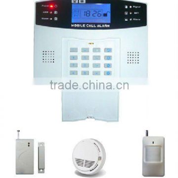 Practical Spanish voice prompt Landline security home auto dial PSTN alarm system with LCD screen