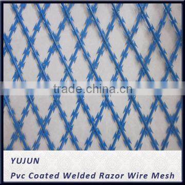 ISO9001 PVC/Powder Coated Razor Barbed Wire