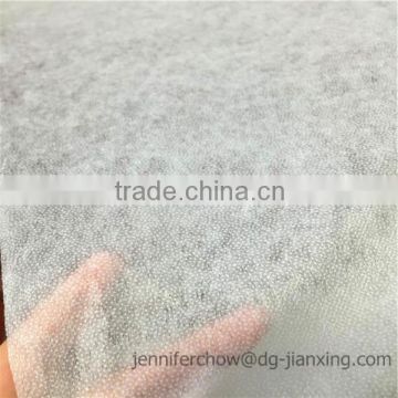 Double dotted nonwoven interlining
