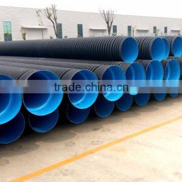 corrugated perforate hdpe plastic drainage pipe