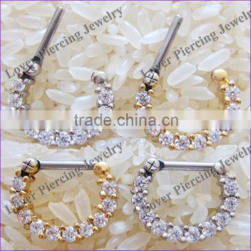 Hot Sale Steel Septum Clicker Body Piercing Jewelry Nose Septum Piercing [SJ-210]