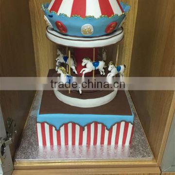 silver foil thick cake drum,square cake drum