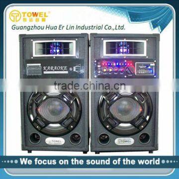 2015 hot selling 2.0 active speaker stage music equipment box