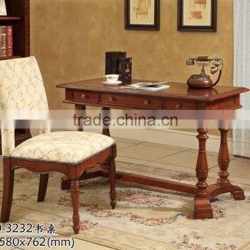 2015 high quality luxury design wooden study table