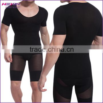Black Lifter Undershirt Wholesale In Stock Men Body Shaper