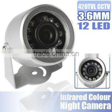 RY-305A 12 LED 3.6MM 420TVL CCTV Infrared Colour Night VISION Camera