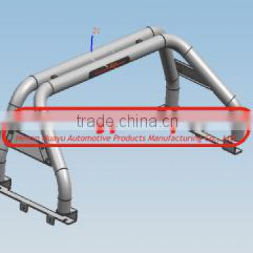 High quality 3" American Style Stainless Steel Roll Bar with side handrails for D-max2007-2012