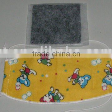 PM2.5 cotton activated carbon fiber mask for childen
