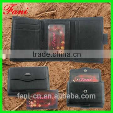 Durable and personalized multi card holder genuine leather wallet for men