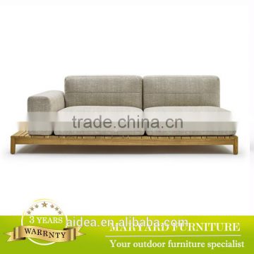 Sofa living room indoor and outdoor sofa set with teak base MY14-F-L