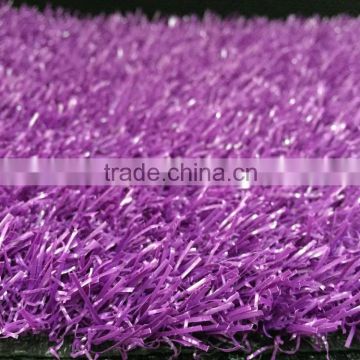 Purple rainbow artificial grass for landscape ornament