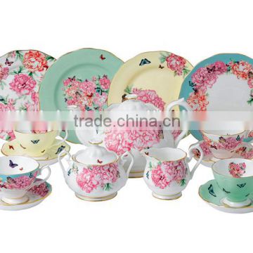Ceramic tea set 15PCS for 4 people