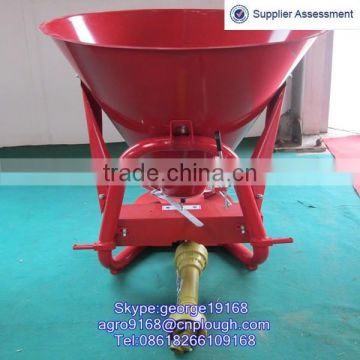 Agricultural tractor 3 point hitch fertilizer spreading machine