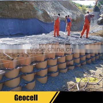 smooth geocell for retaining wall, geocell as plastic driveway paver