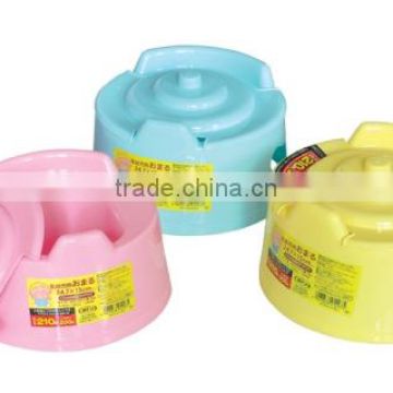 plastic baby potty with lid, colorful baby potty, plastic chamber pot