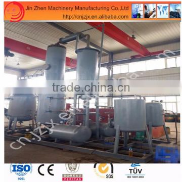 The Latest Design Waste Tyre Pyrolysis Oil Refining Distillation Plant in hot sale