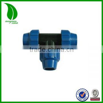 16mm-110mm pp compression fitting equal tee