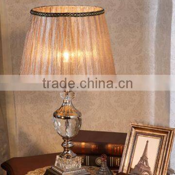 Clear K9 crystal lamp body tower design table lamp