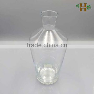 Handblown Manufacturer Factory Price Clear Glass Flower Vase