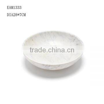 Foodsafe and waterproof Italy carrara white marble bowl